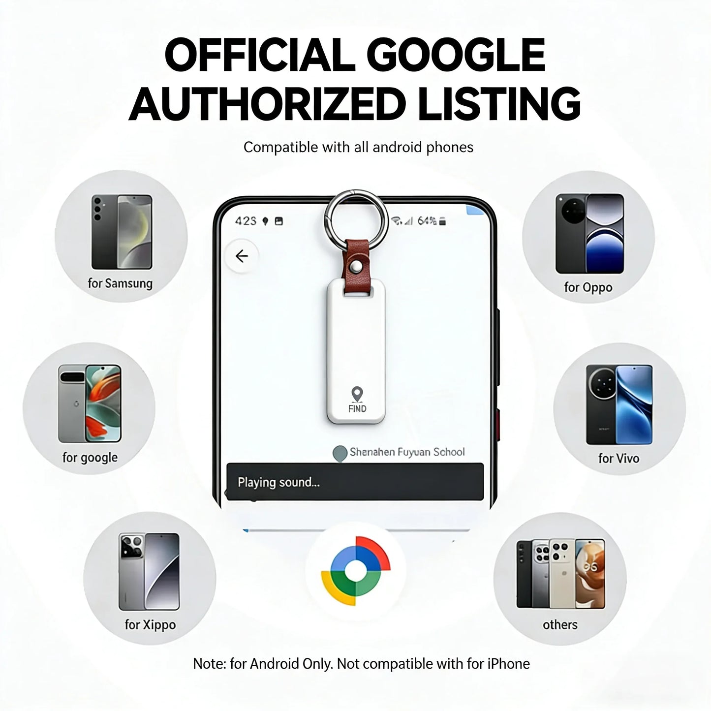 Mini Google Find My Gps Tracker Android Bluetooth Smart Activity Trackers Wearable Devices Android Airtag Smart Locator