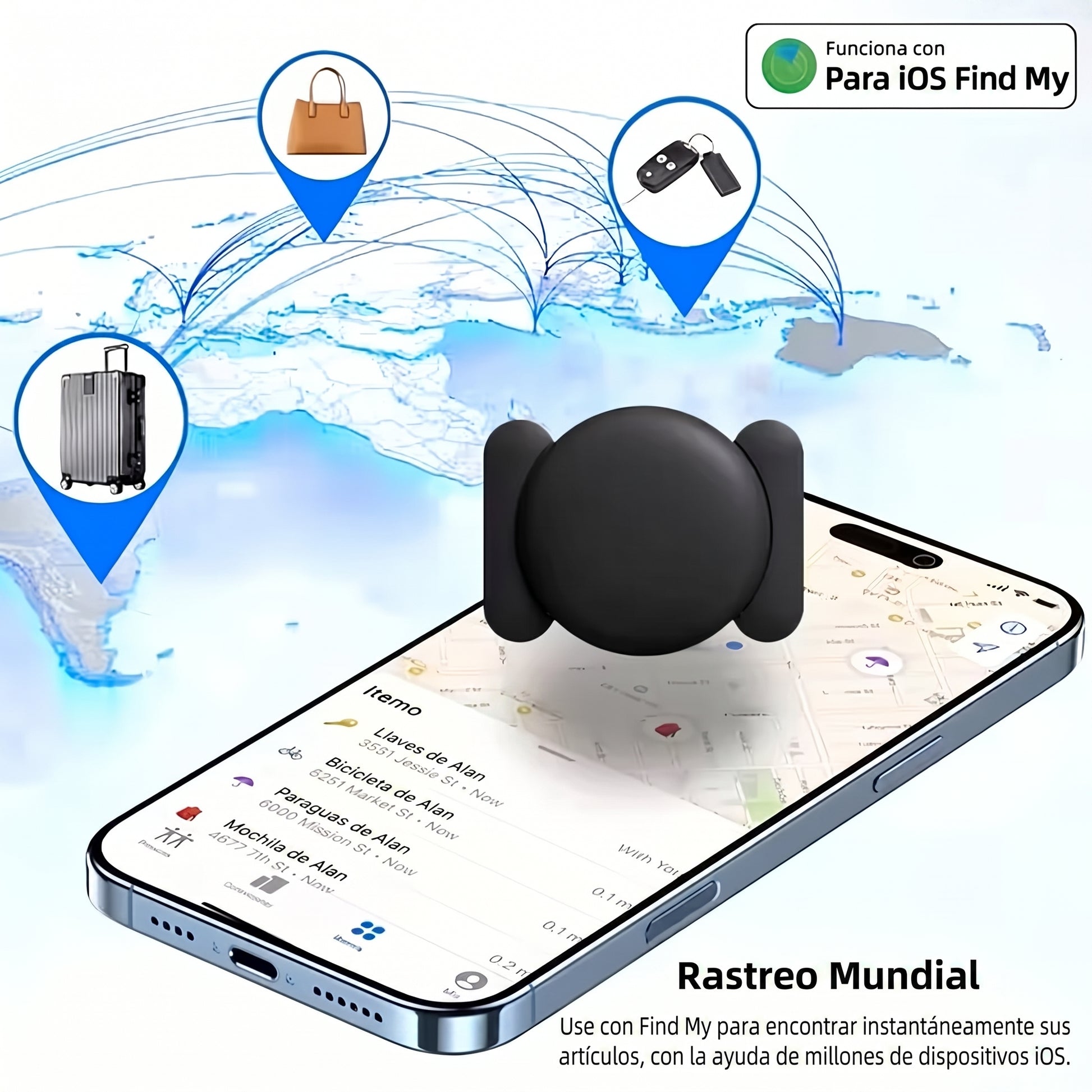 Rastreo mundial con la red Find My de Apple