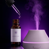 Aceite esencial Respira Fácil usado junto al humidificador Nébula Aroma